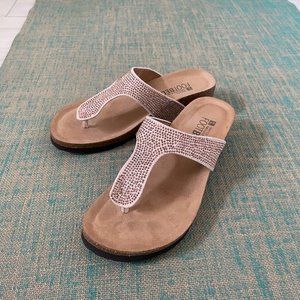 White Mountain Thong Sandals